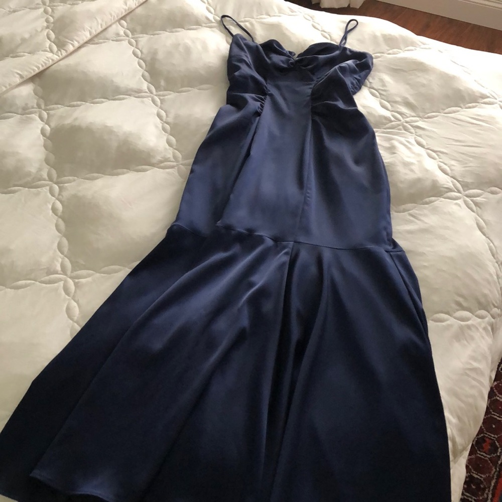 Glamorous Navy Blue gown.